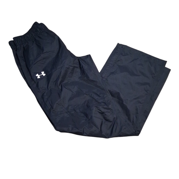 Under Armour Storm 3 Pants Mens Black Windbreaker Waterproof Outdoor Sz M - Picture 1 of 6